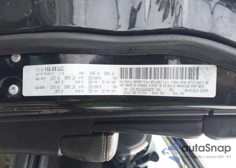 2016 Jeep Cherokee 75Th Anniversary z USA, uszkodzony, nr VIN 1C4PJMCS1GW244876